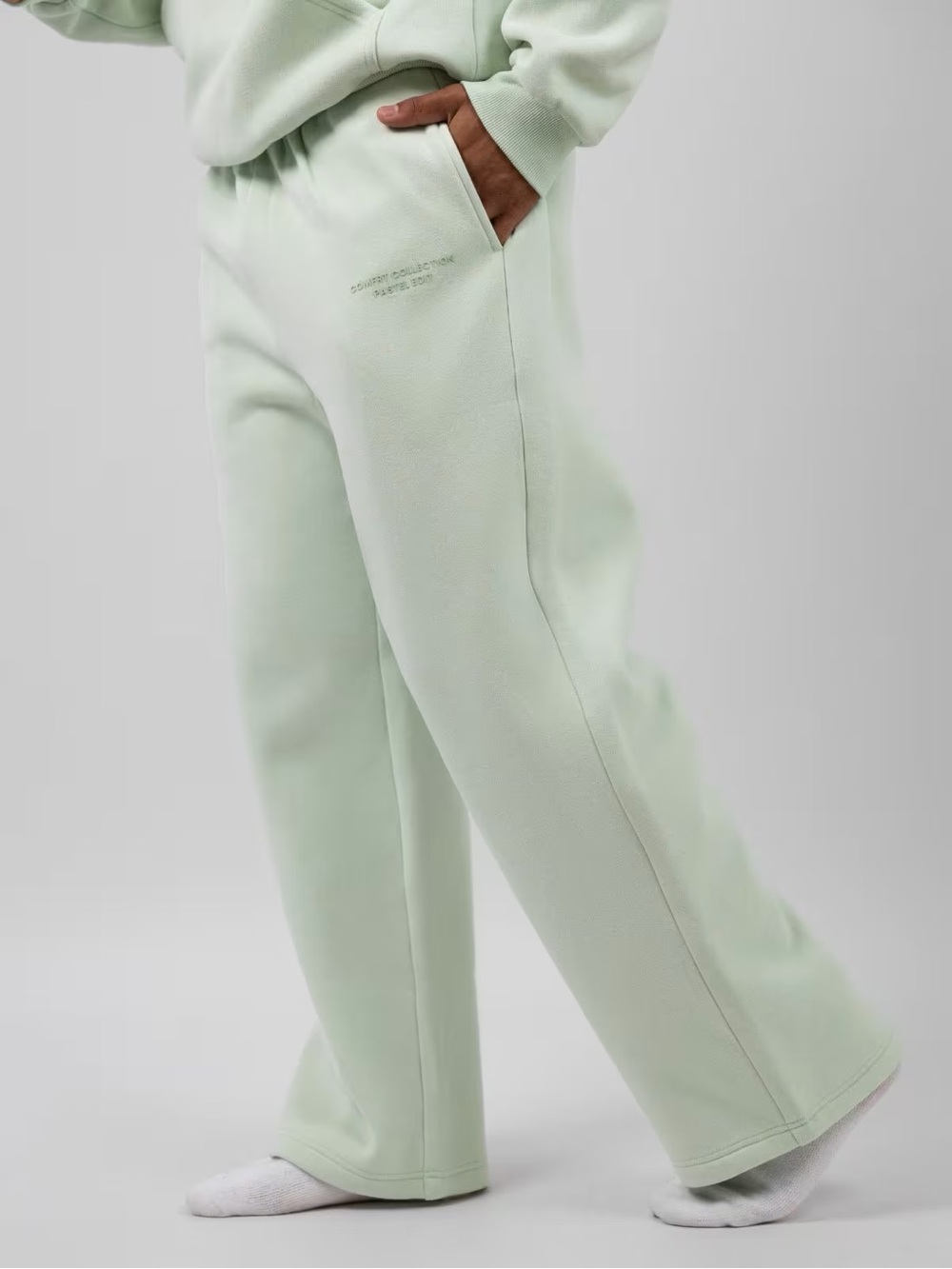 Comfrt Pastel Straight Leg Sweatpants - Mint